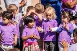 Photo of children attending an on-campus event